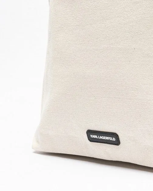 Bolso tote Karl Lagerfeld K/Rue ST Guillaume Canvas Tote Beige