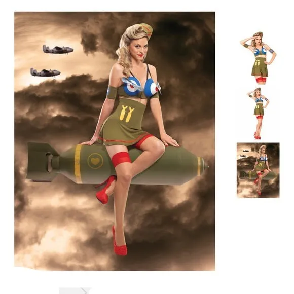 BOMBER GIRL WOMEN COSTUME