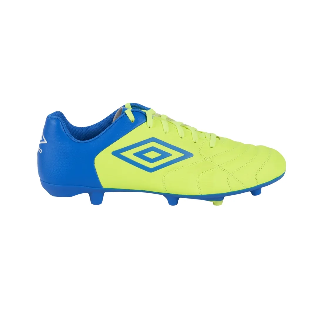 Bota de Fútbol Umbro Classico XI FG Safety Yellow / Regal Blue / White
