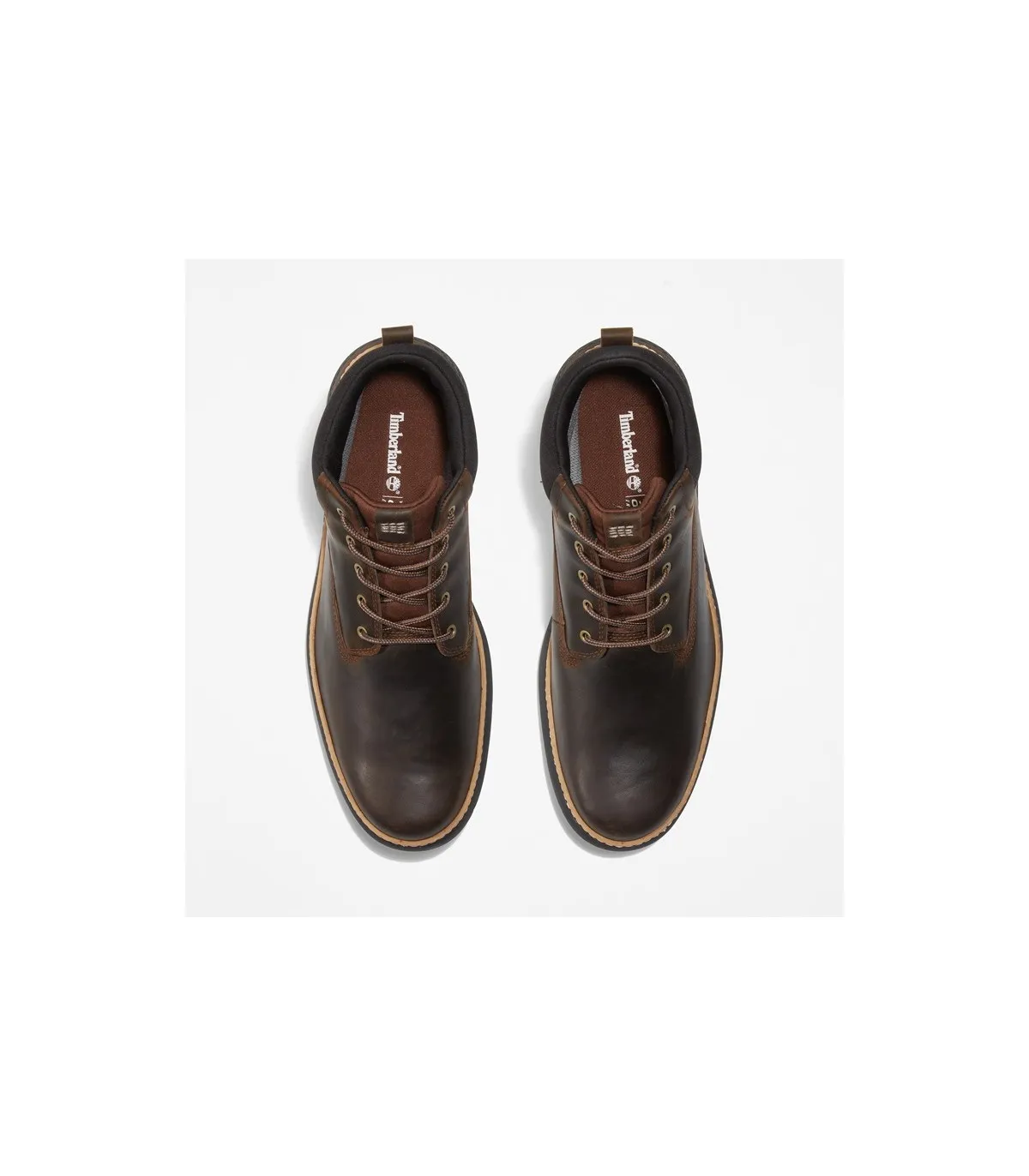 Bota de piel marrón