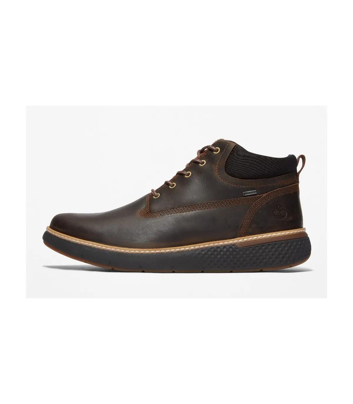 Bota de piel marrón