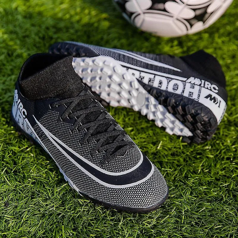 Botas de fútbol para hombre Turf Hightop Tf Zapatos de fútbol