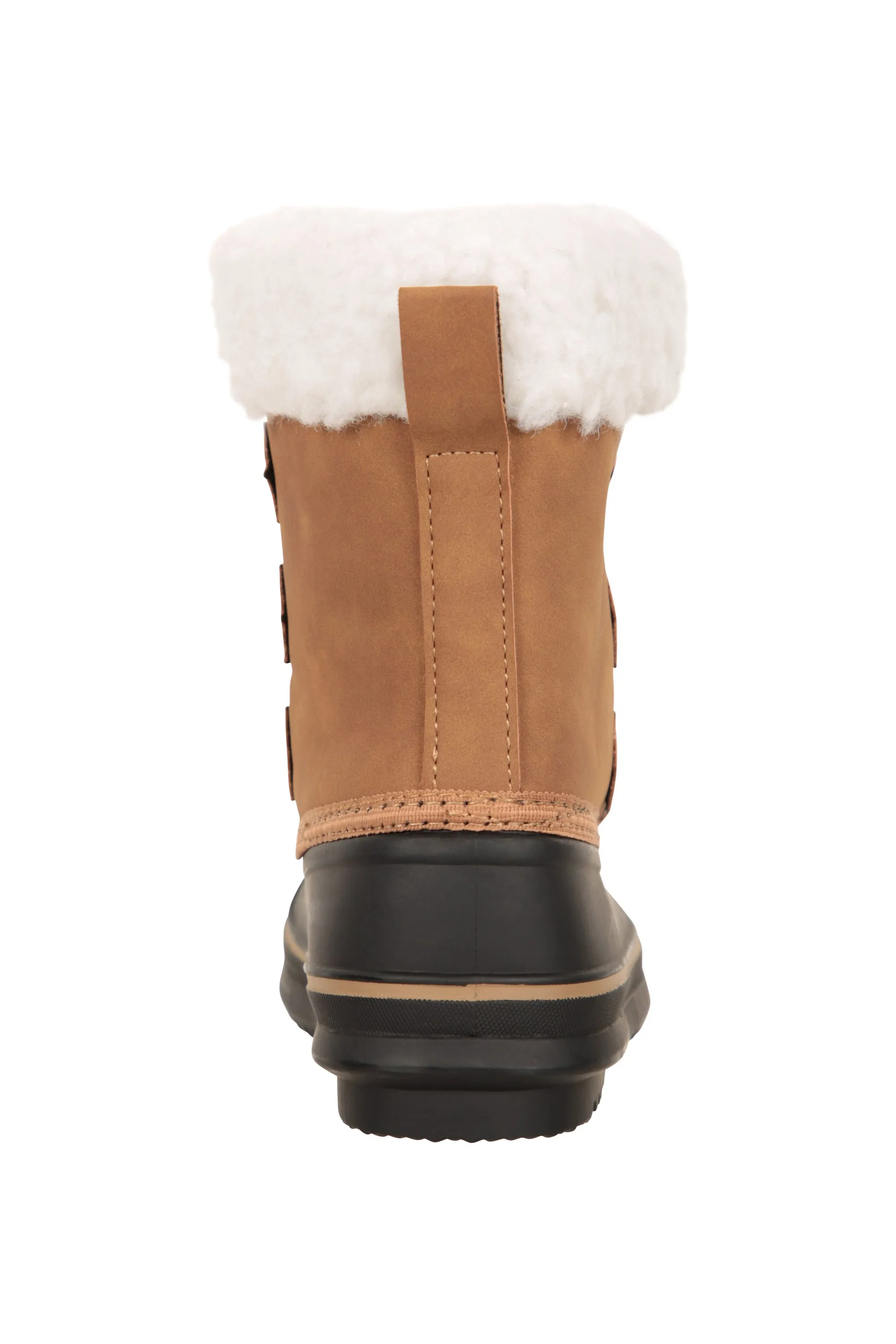 Botas de nieve de estilo informal con cordones, para niños pequeños