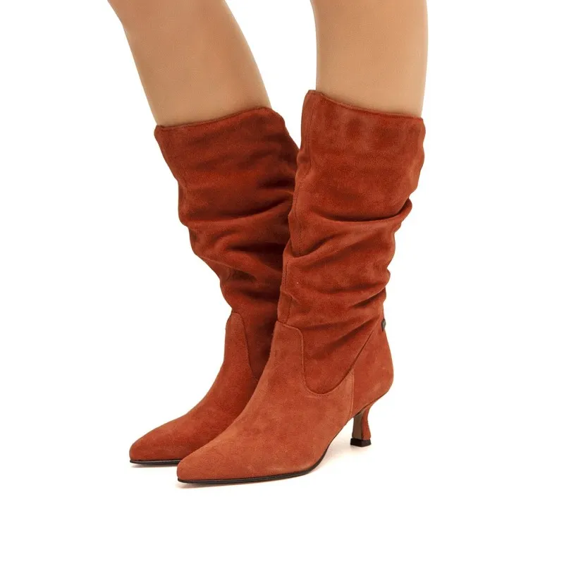 Botas Vestir de Mujer MTNG INDIE Rojo 55823