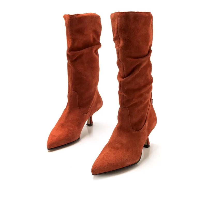 Botas Vestir de Mujer MTNG INDIE Rojo 55823
