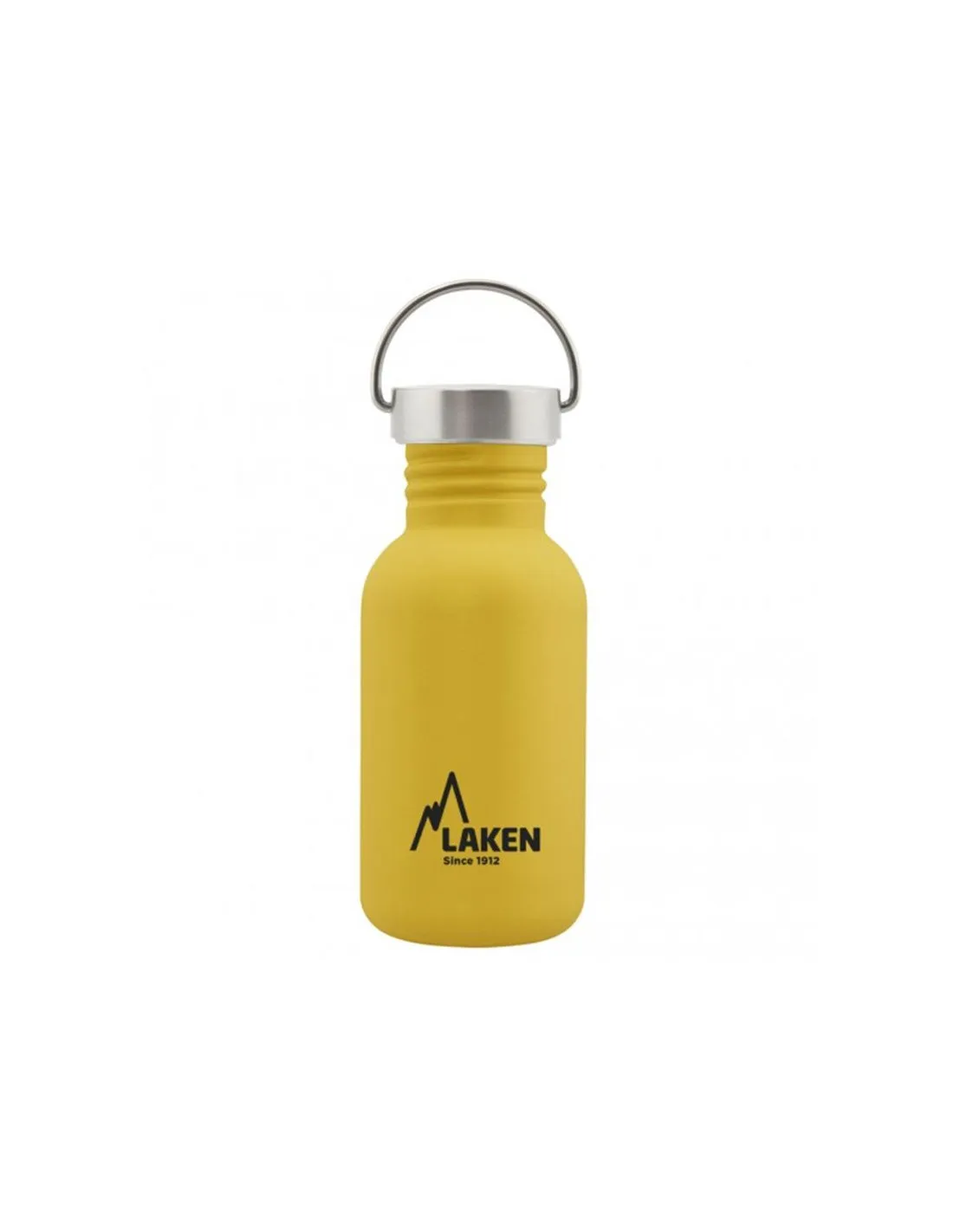 Botella de acero inoxidable Basic 500 ML S/S Tapón Amarillo