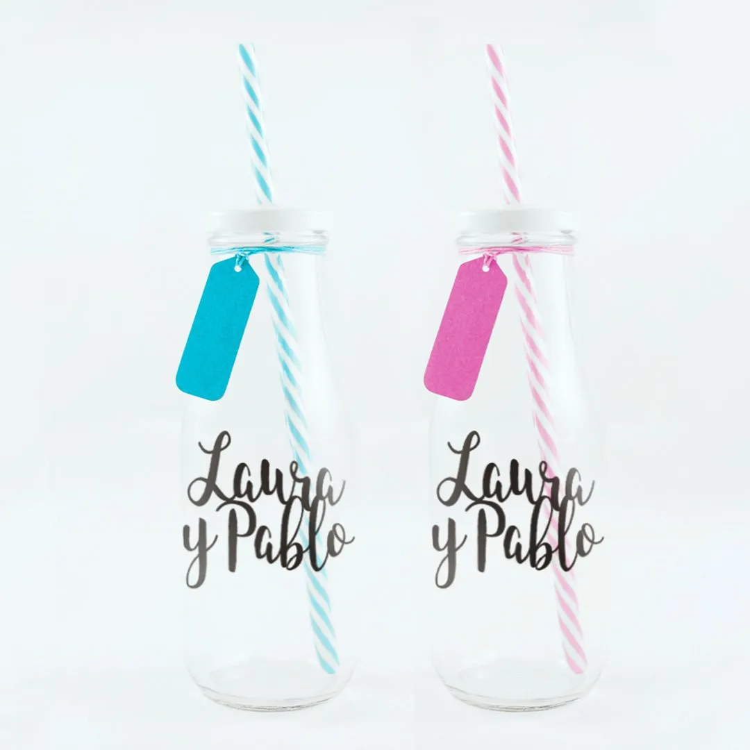 Botellitas de pareja San Valentin