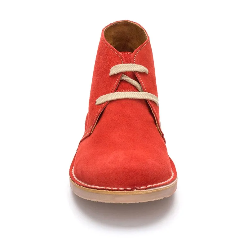 BOTINES SAFARI PISACACAS MUJER PIEL 360S ROJO, DE C. ORTUñO