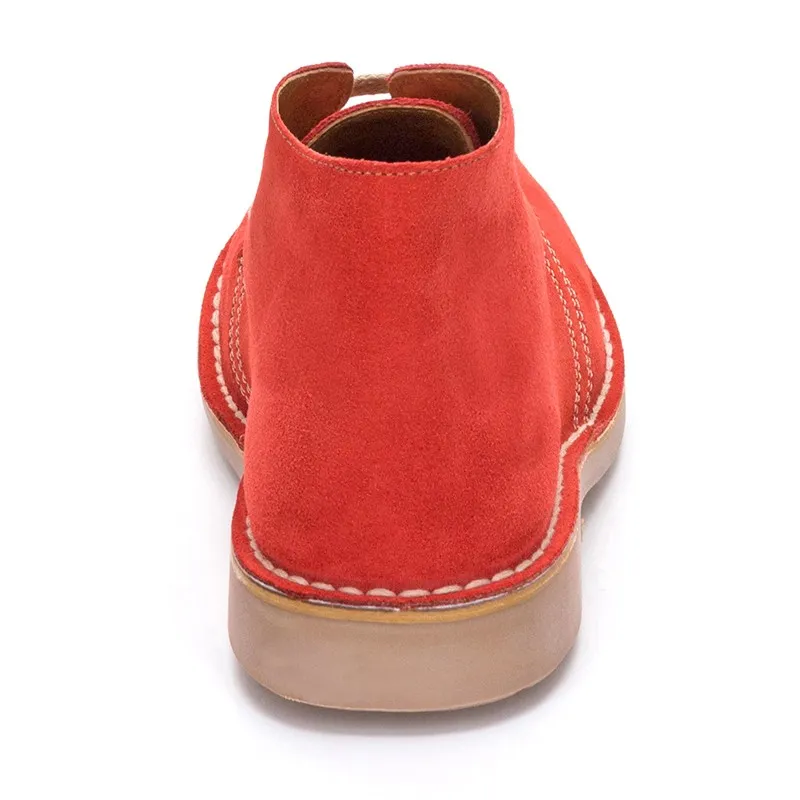 BOTINES SAFARI PISACACAS MUJER PIEL 360S ROJO, DE C. ORTUñO