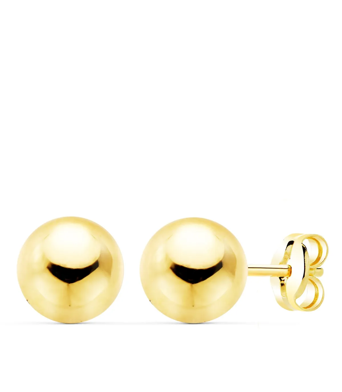 Boucles d'oreilles or jaune Emma 7 mm 18 Carats