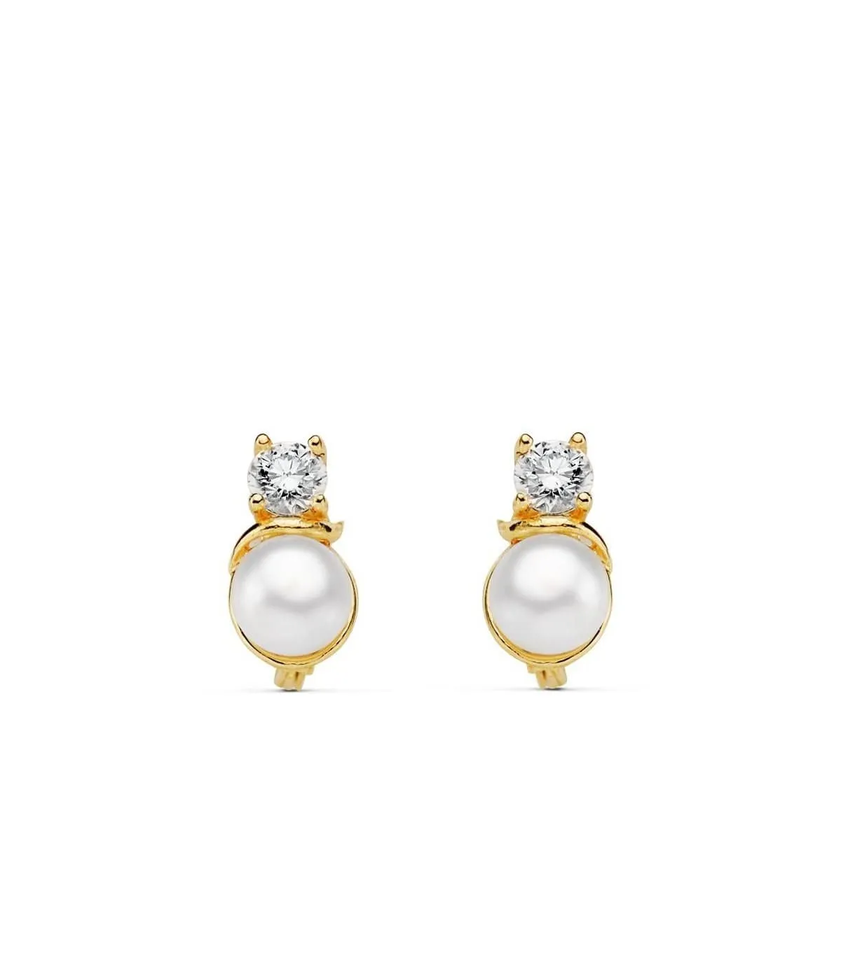 Boucles d'oreilles or jaune Laura 18 Carats