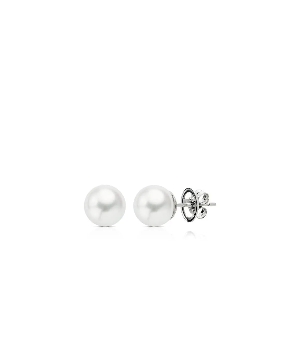 Boucles d'oreilles perles d'Australie Acantha Or Blanc 18 Carats