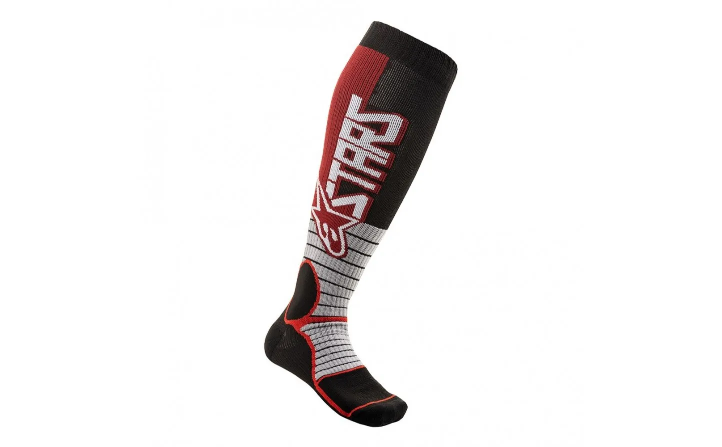CALCETINES ALPINESTARS MX PRO BURGUNDY BLACK |4701520301|