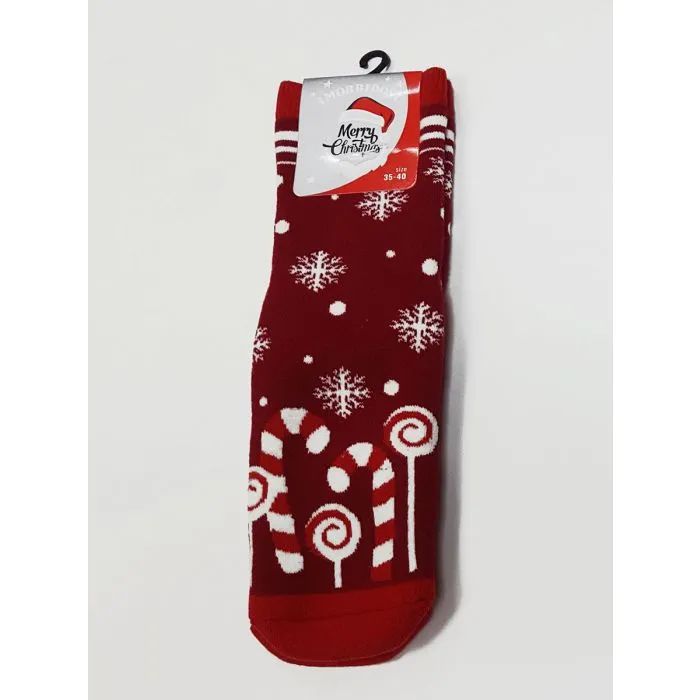 Calcetines Navidad iMorbidosi Algodón HS610NAT Rojo