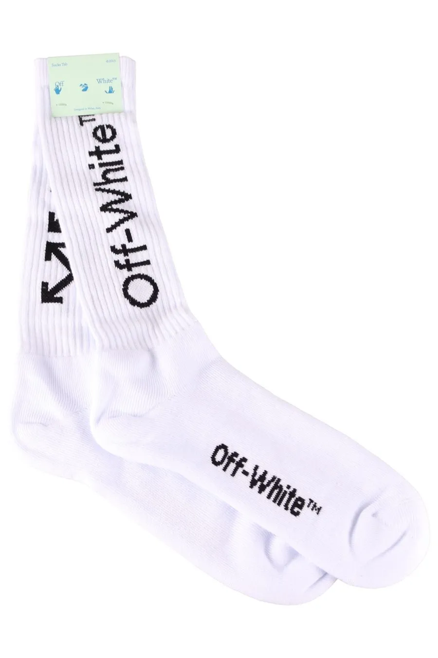 CALCETINES OFFWHITE BLANCOS CON FLECHAS NEGRAS