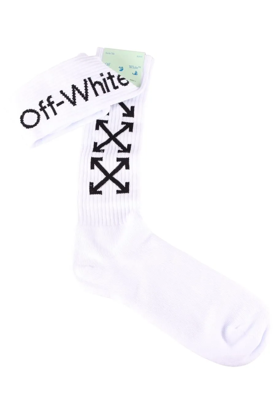 CALCETINES OFFWHITE BLANCOS CON FLECHAS NEGRAS