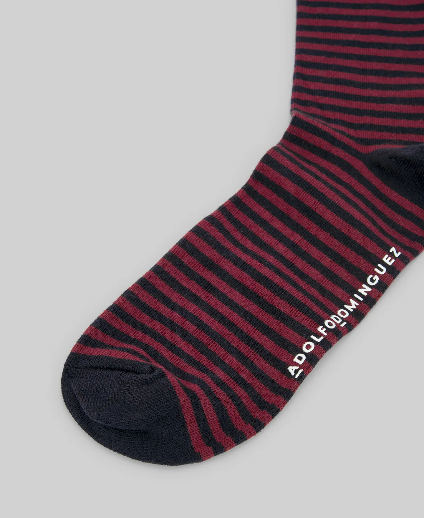 Calcetines rayas bicolor hombre