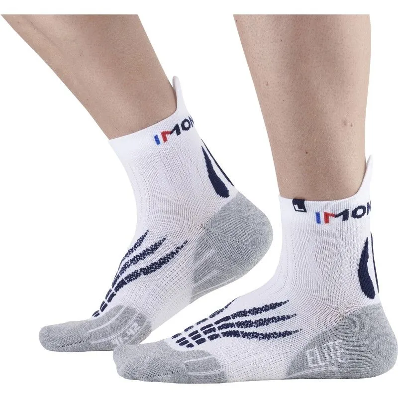 Calcetines trail/running Monnet Run Elite (BLANCO/GRIS)
