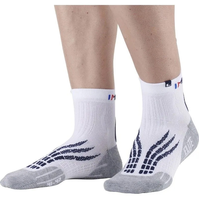 Calcetines trail/running Monnet Run Elite (BLANCO/GRIS)