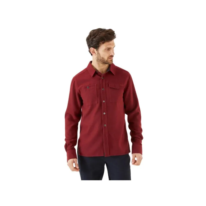 Camisa de manga larga para hombre Rab Perimeter (Oxblood Red)