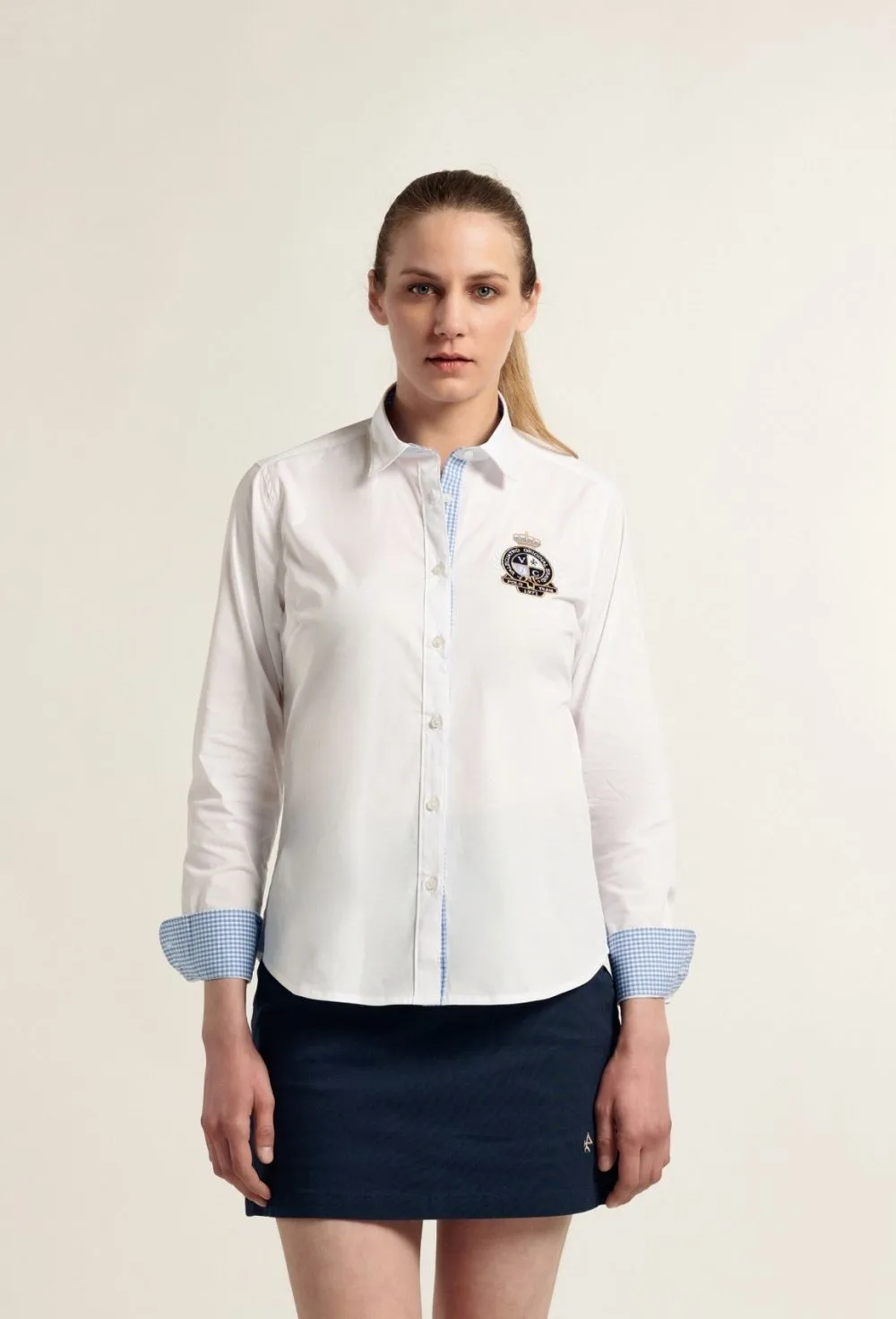 Camisa escudo color blanco