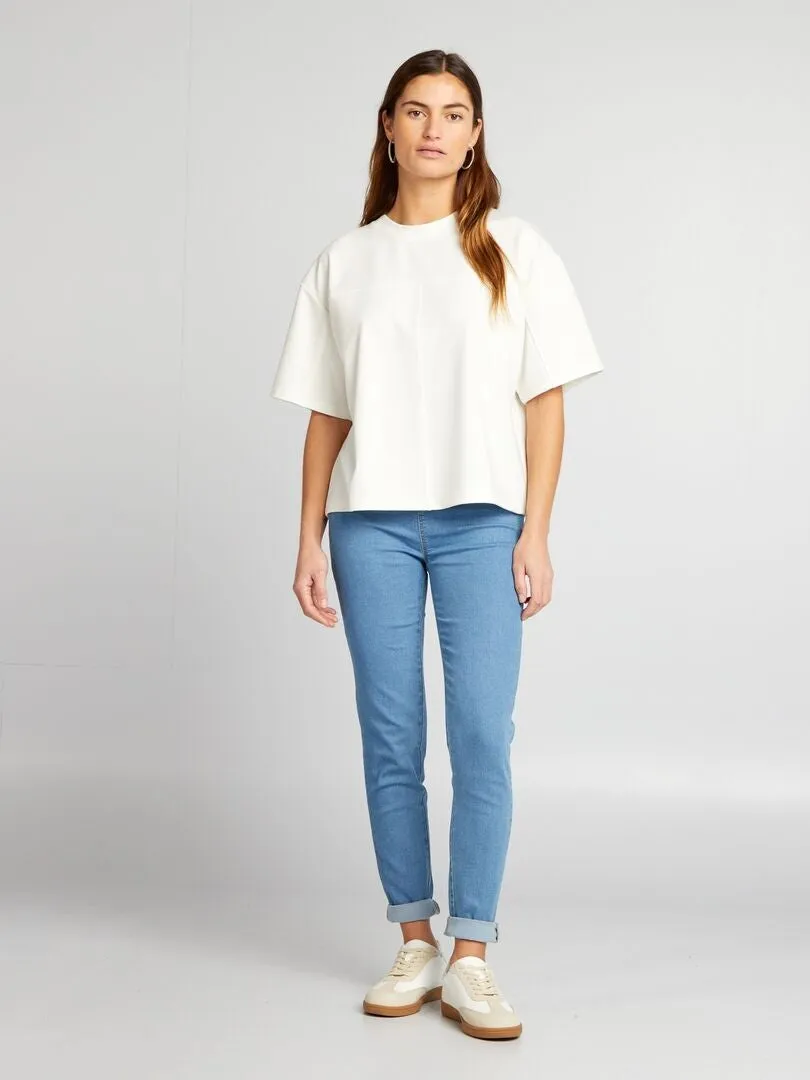 CAMISETA ANCHA  BLANCO