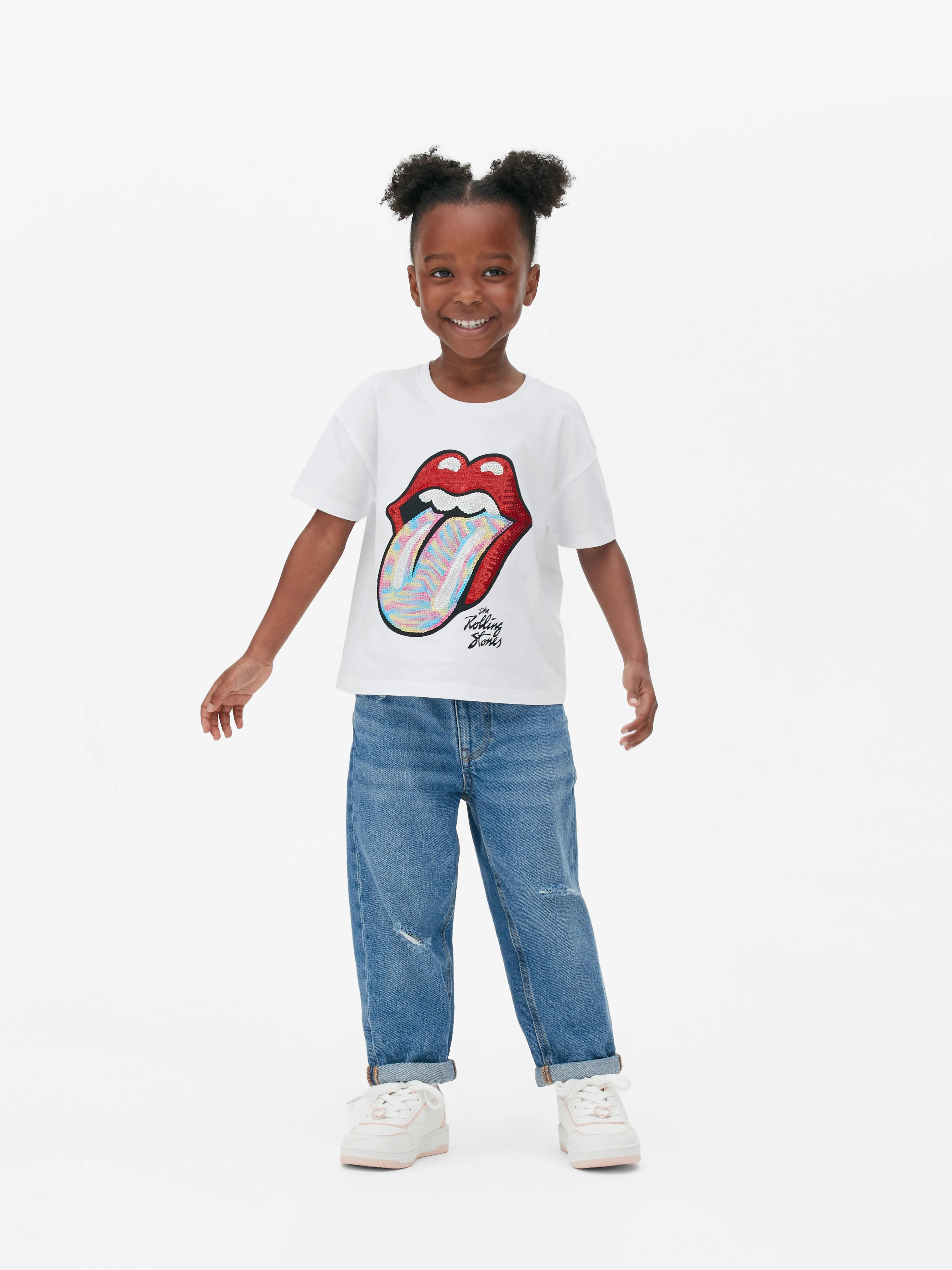 Camiseta con lentejuelas de The Rolling Stones