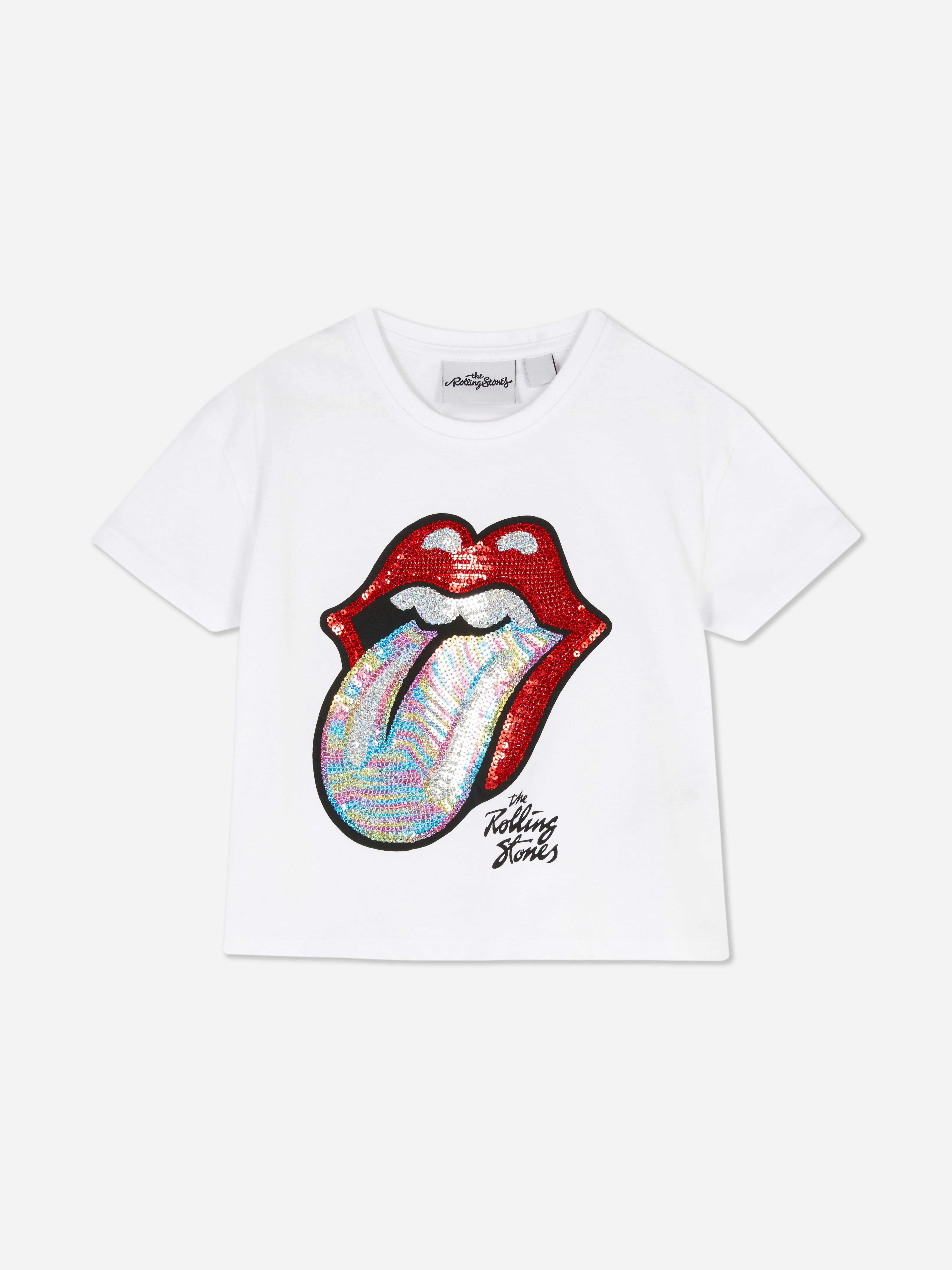 Camiseta con lentejuelas de The Rolling Stones