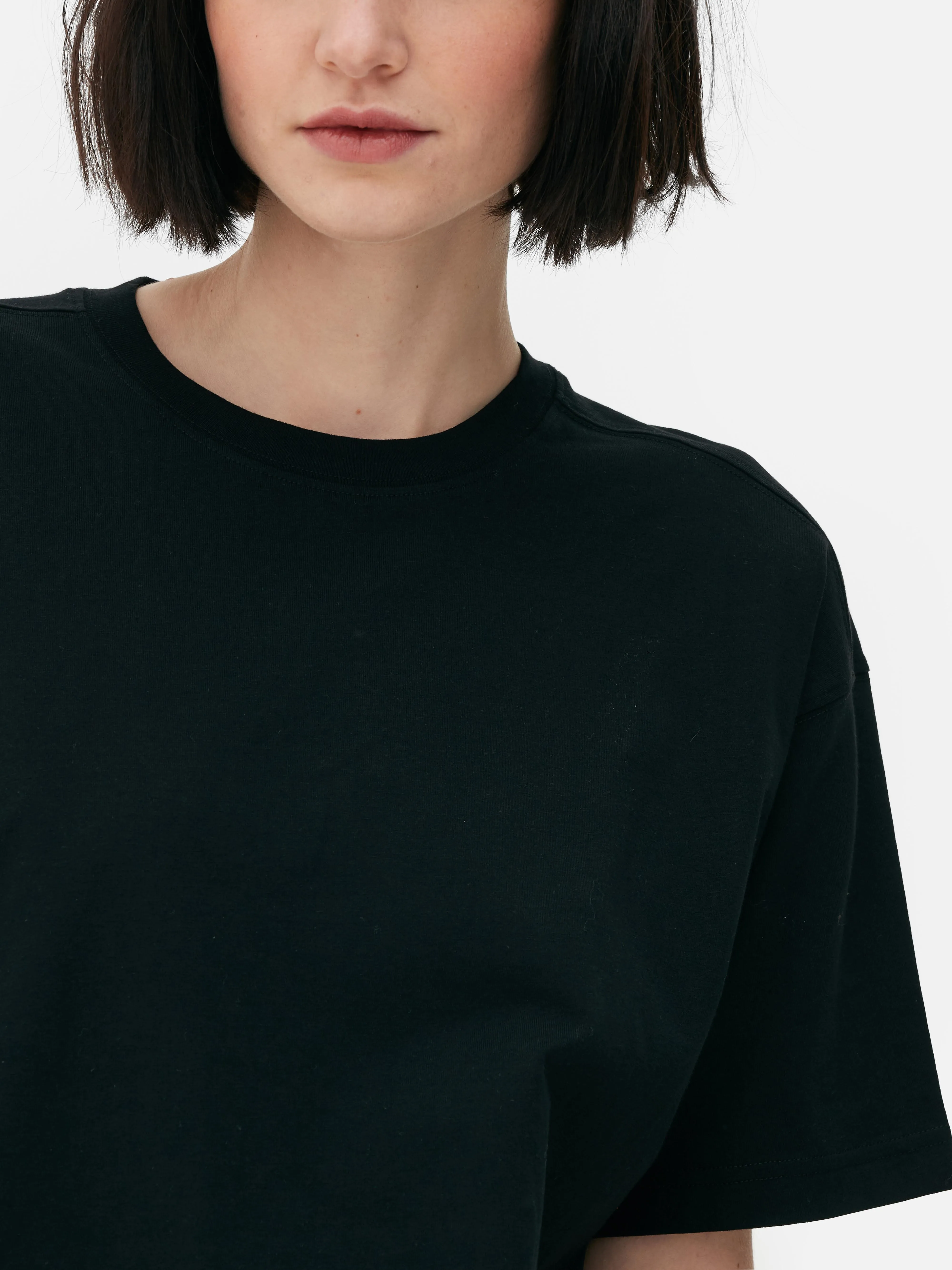 Camiseta de corte cuadrado