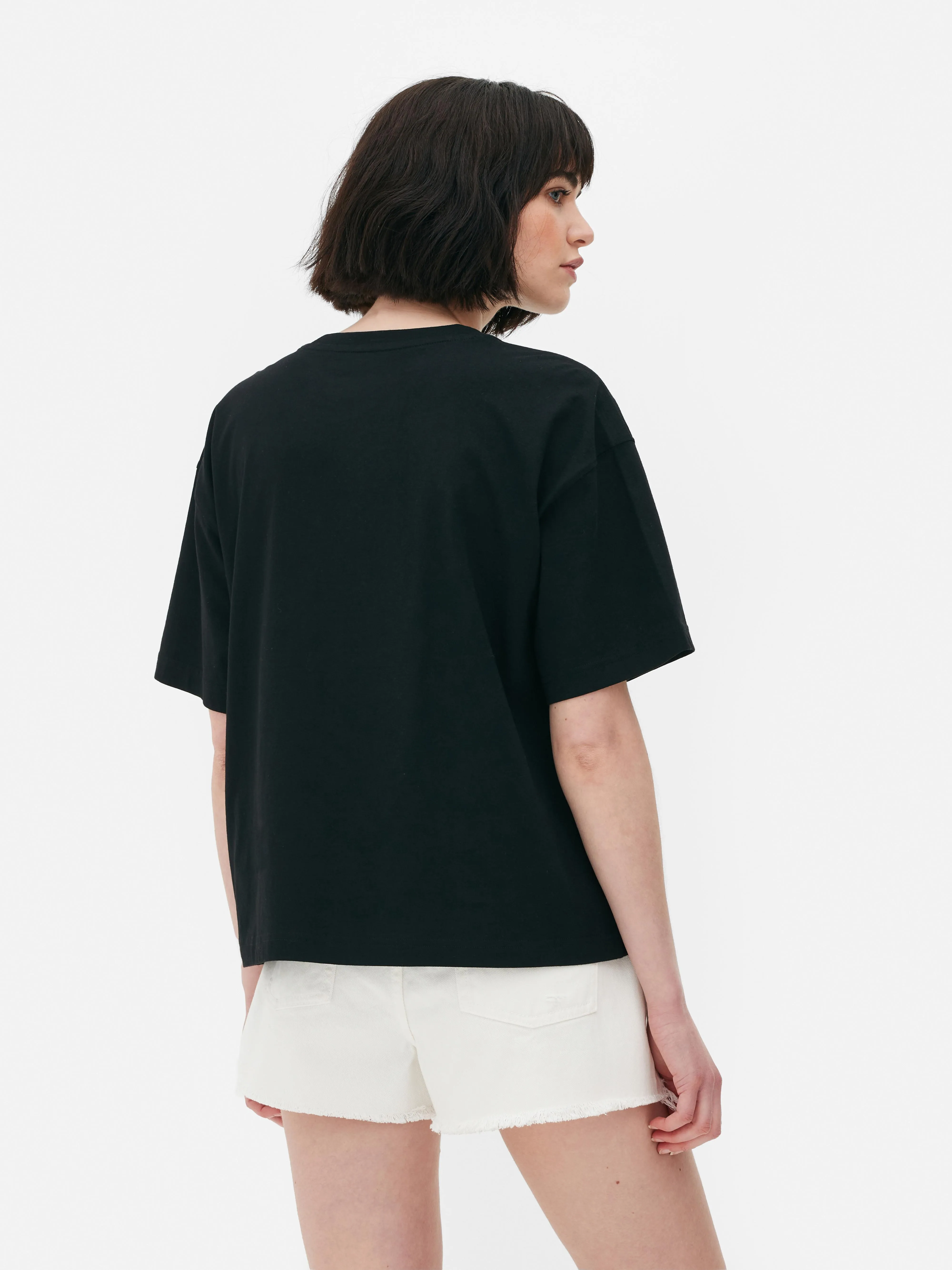 Camiseta de corte cuadrado
