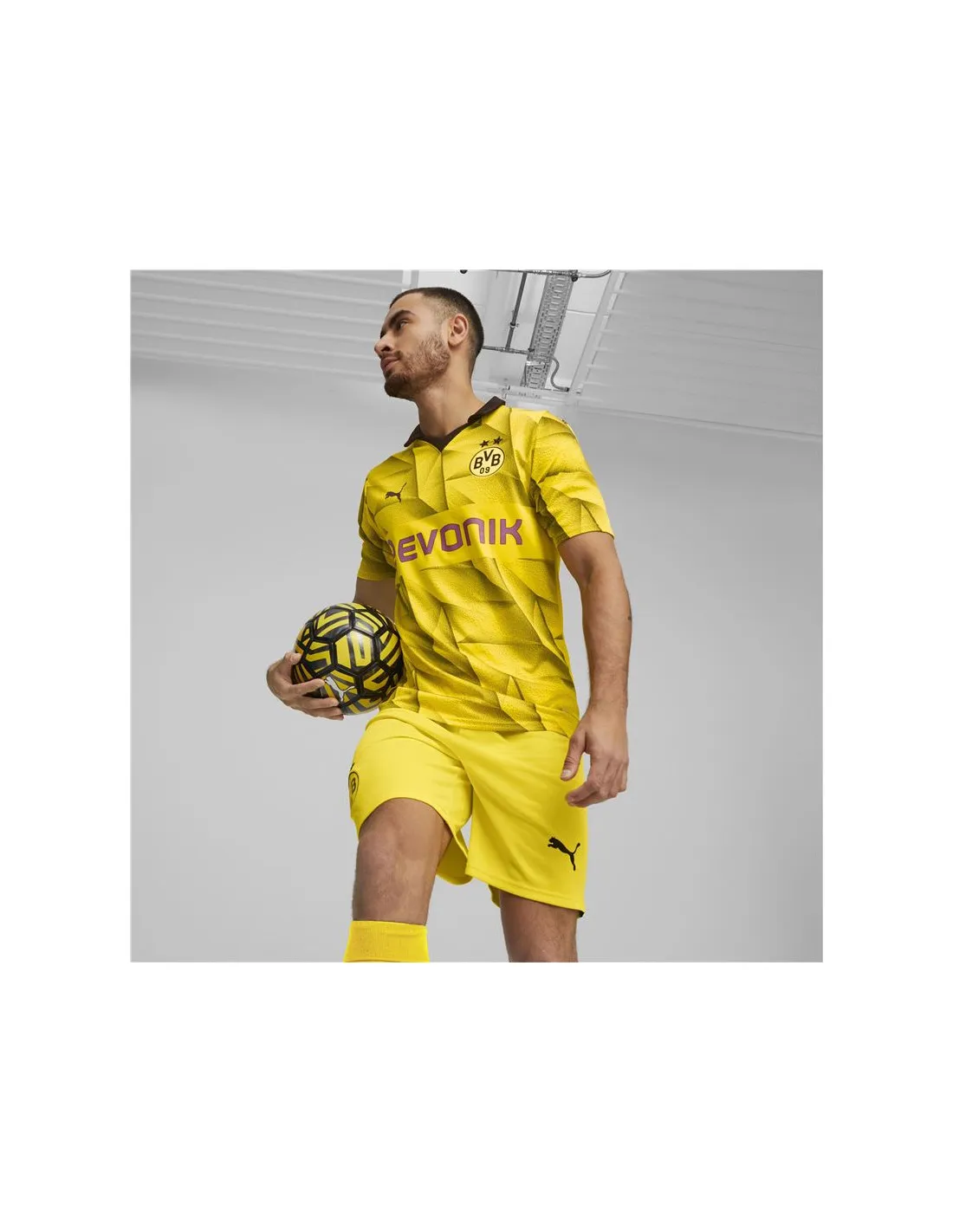 Camiseta de Fútbol Puma Borussia Dortmund 3Rd Repli Hombre Amarillo