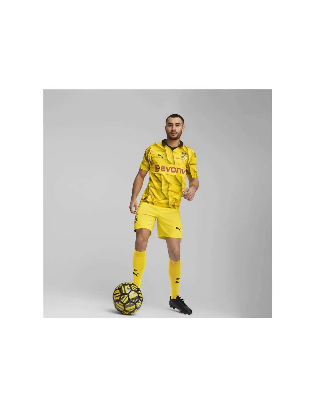Camiseta de Fútbol Puma Borussia Dortmund 3Rd Repli Hombre Amarillo