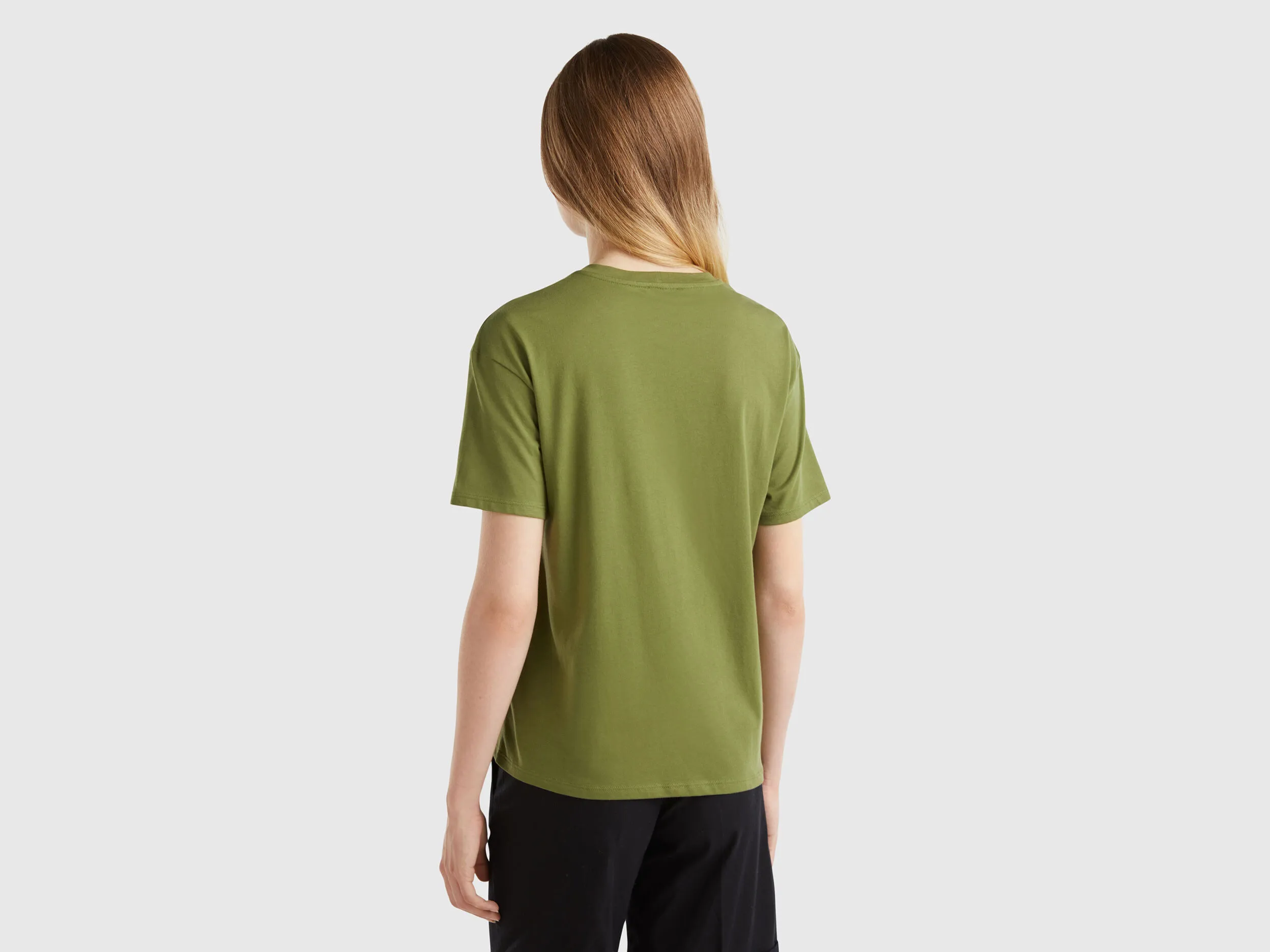 Camiseta de manga corta de 100 % algodón