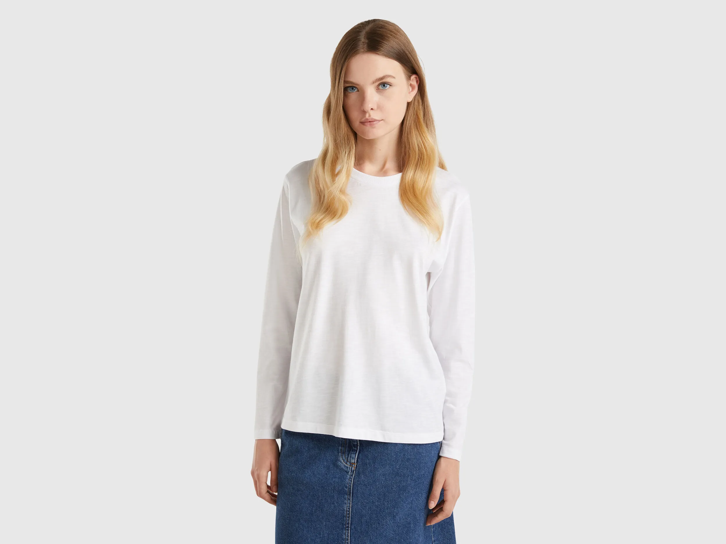 Camiseta de manga larga de algodón ligero