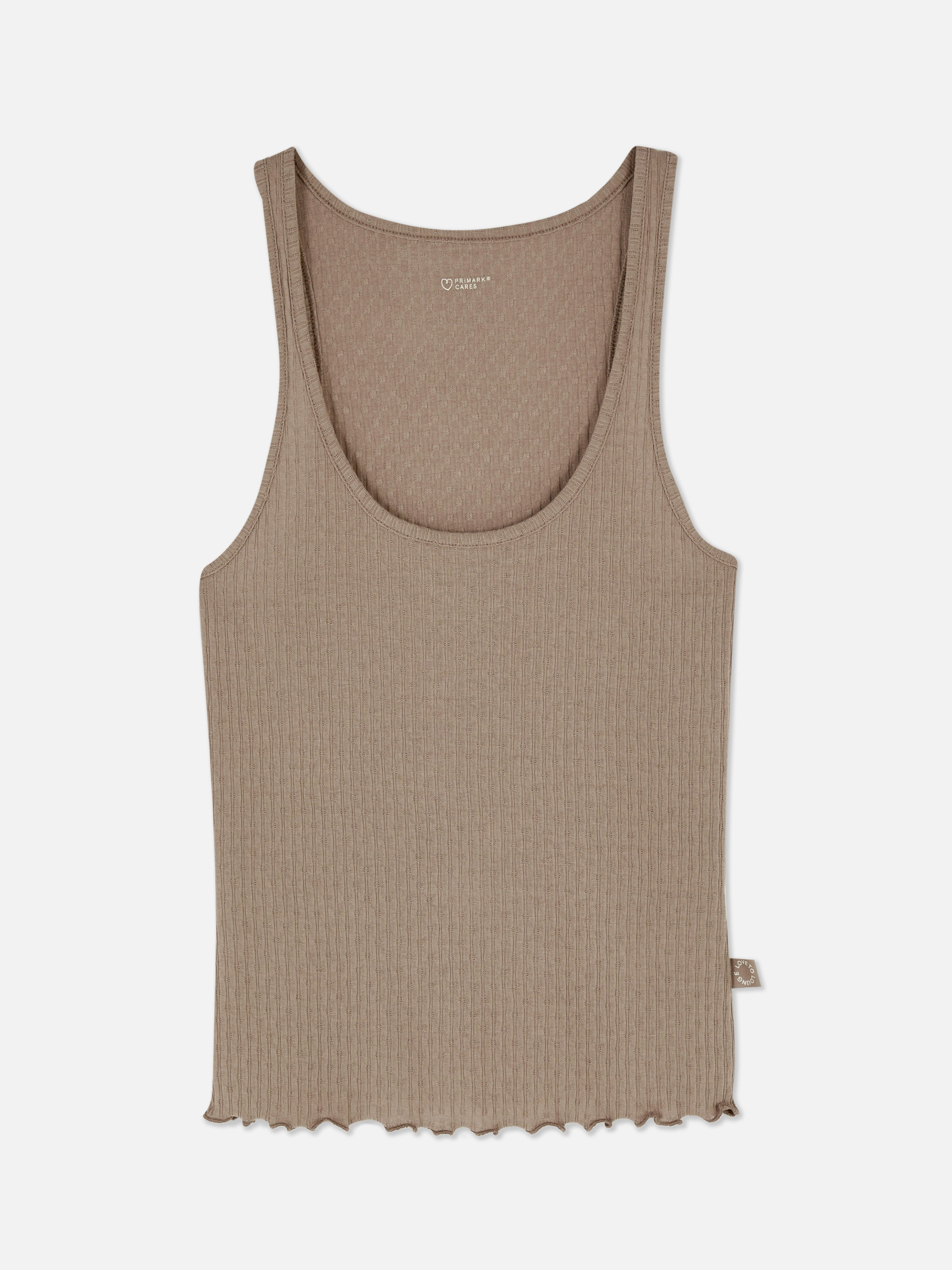 Camiseta de pijama de punto con textura