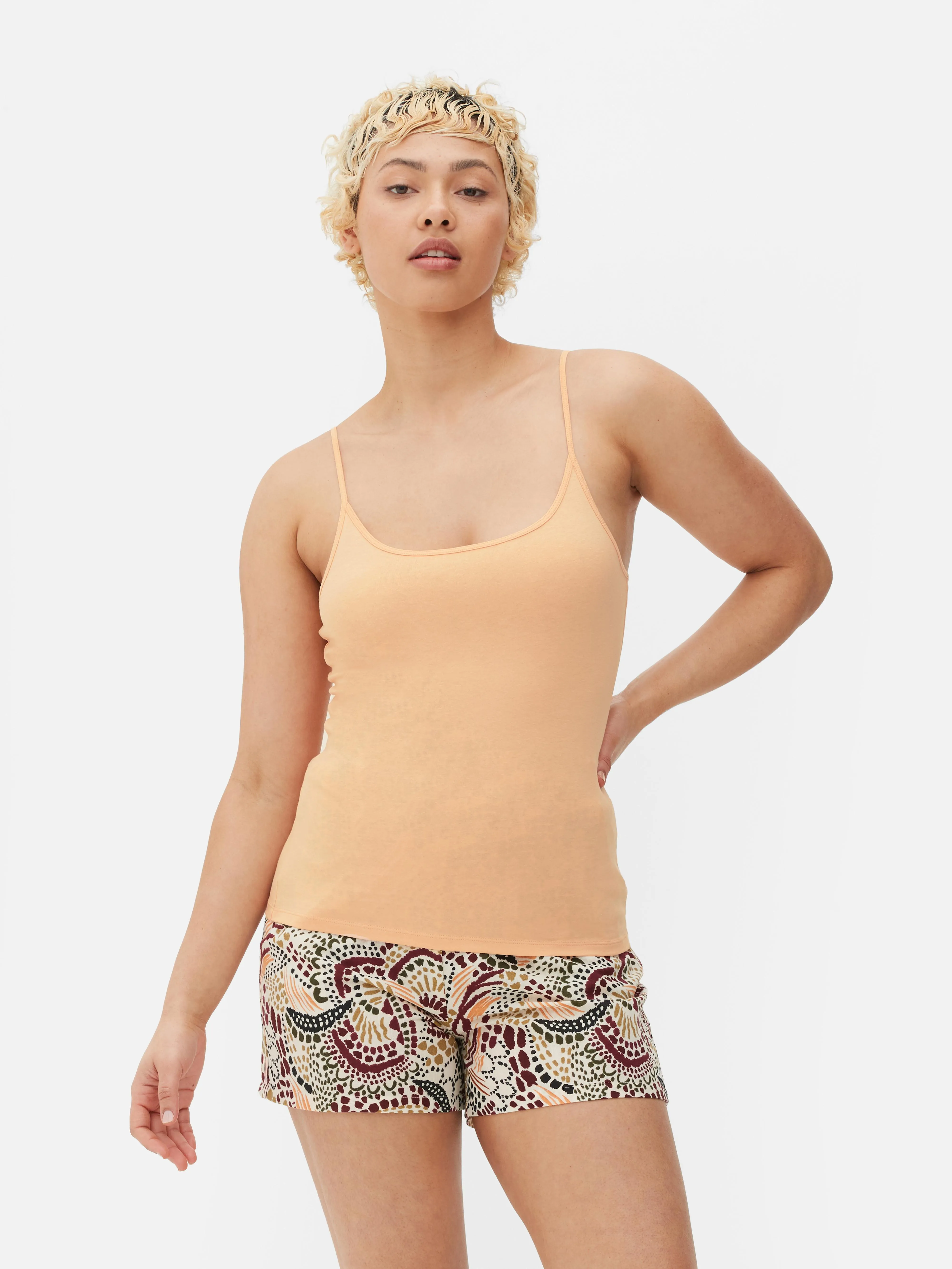 Camiseta de tirantes elástica