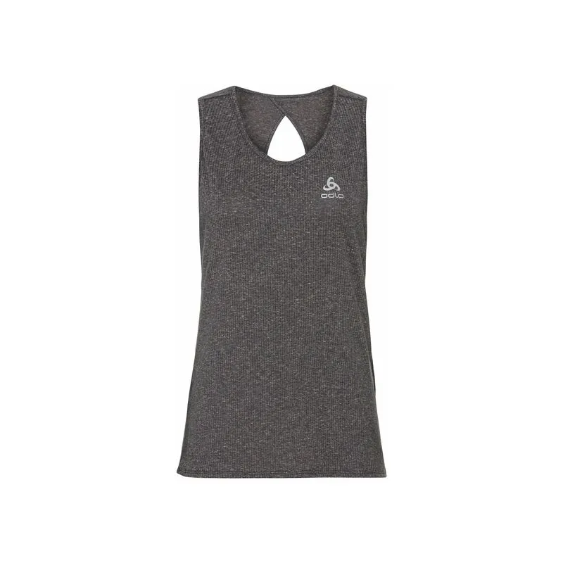 Camiseta de tirantes Odlo Halden Linencool (gris oscuro melange) Mujer