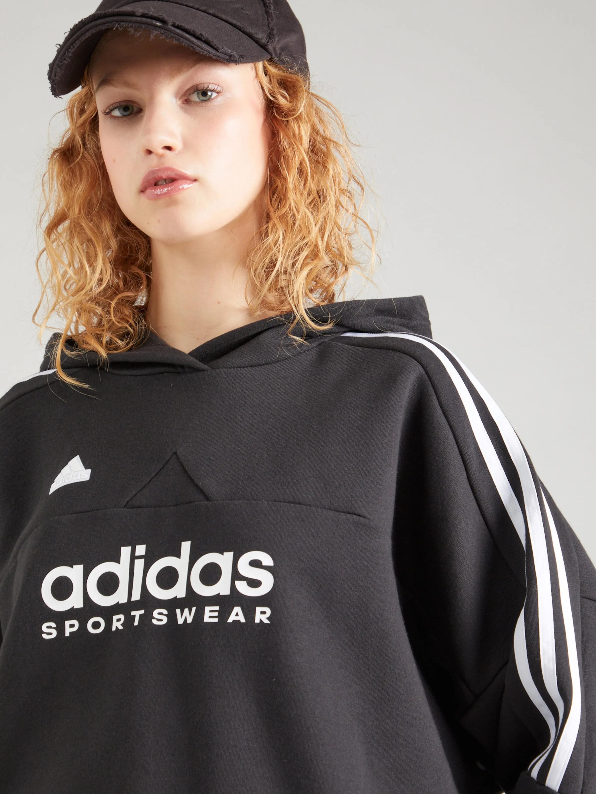Camiseta deportiva 'TIRO' ADIDAS SPORTSWEAR en Negro