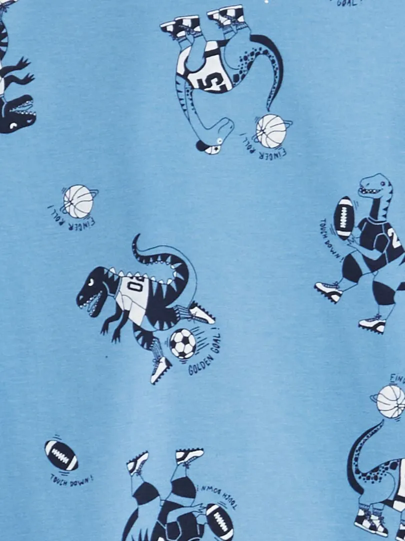CAMISETA ESTAMPADA  AZUL