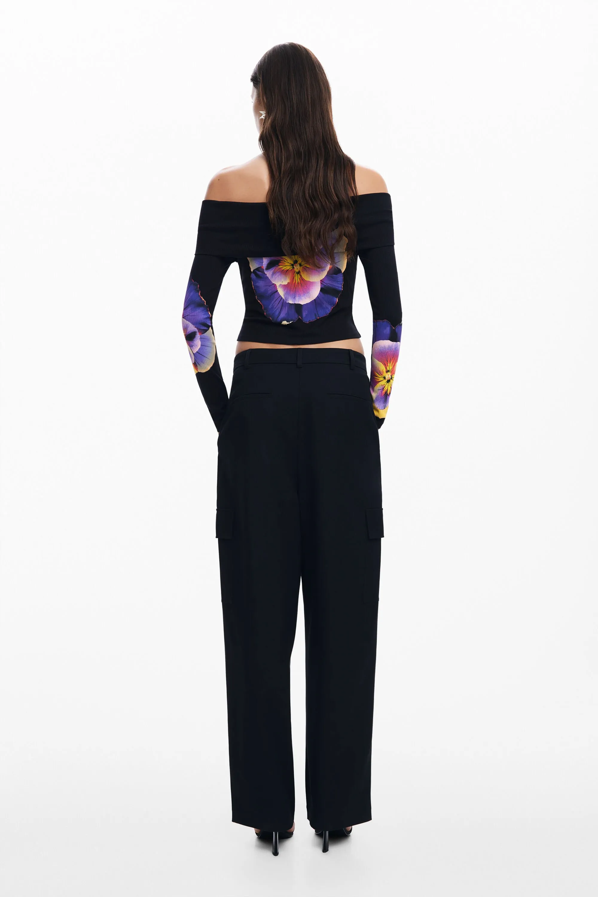 Camiseta estampado flores M. Christian Lacroix