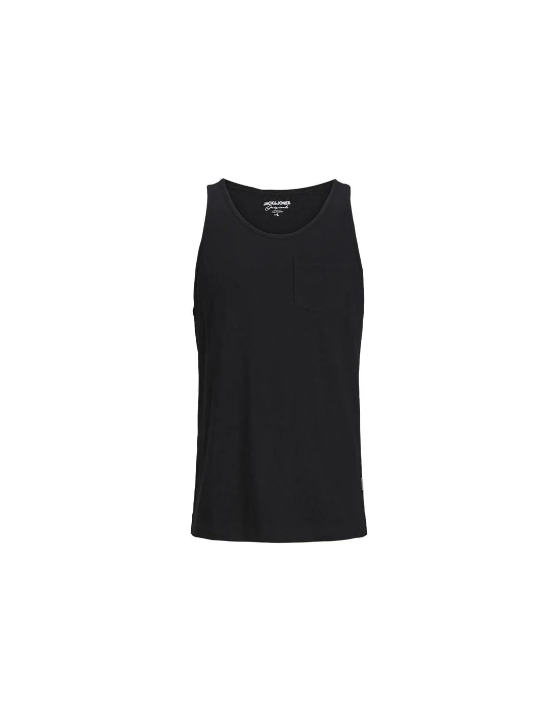 Camiseta Jack And Jones tampa Slub Hombre Negro