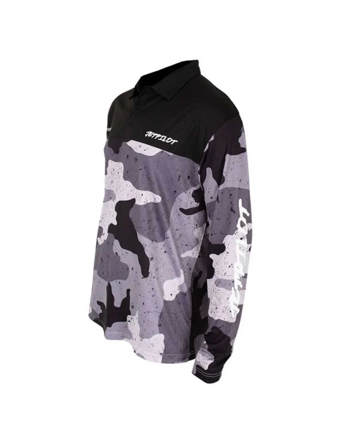 Camiseta Jetpilot Venture Fishing LS Black Camo