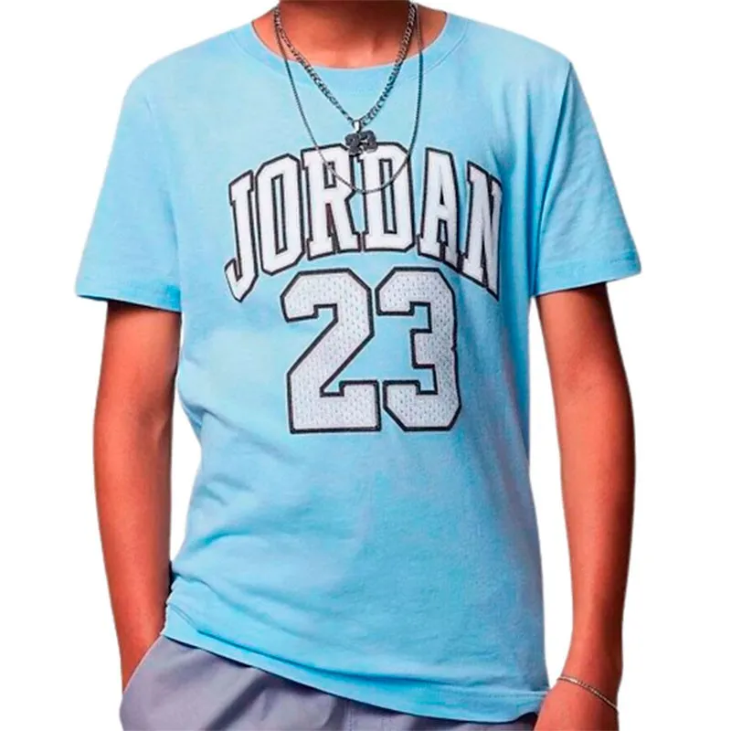CAMISETA JORDAN PRACTICE FLIGHT AZUL (JUNIOR)