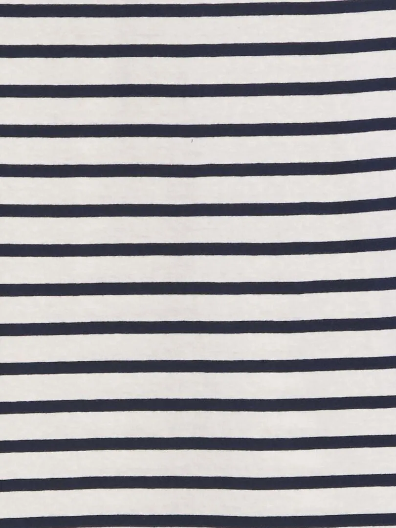 CAMISETA MARINERA DE ALGODóN  BLANCO