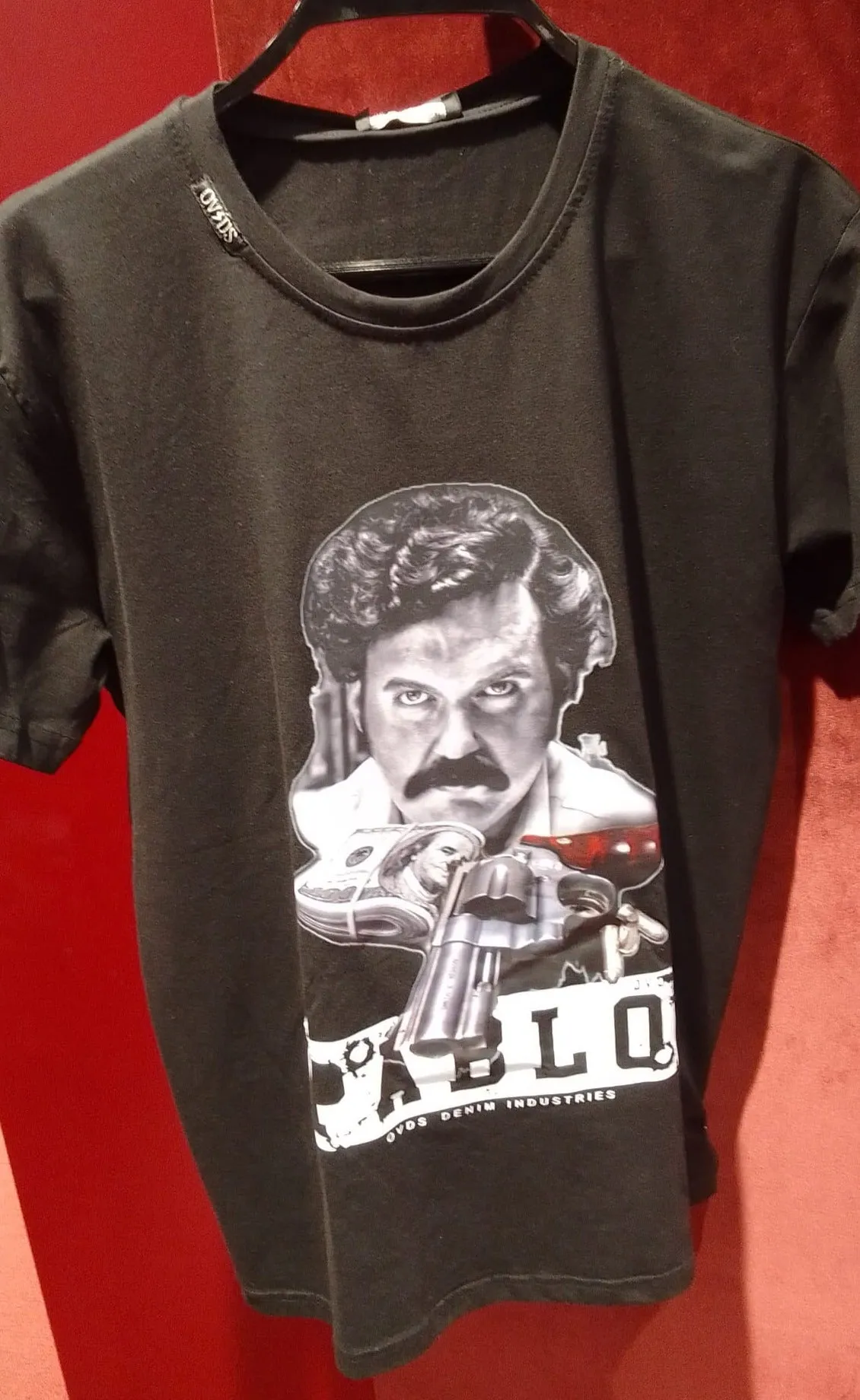 CAMISETA OVDS  21086PABLO NEGRA