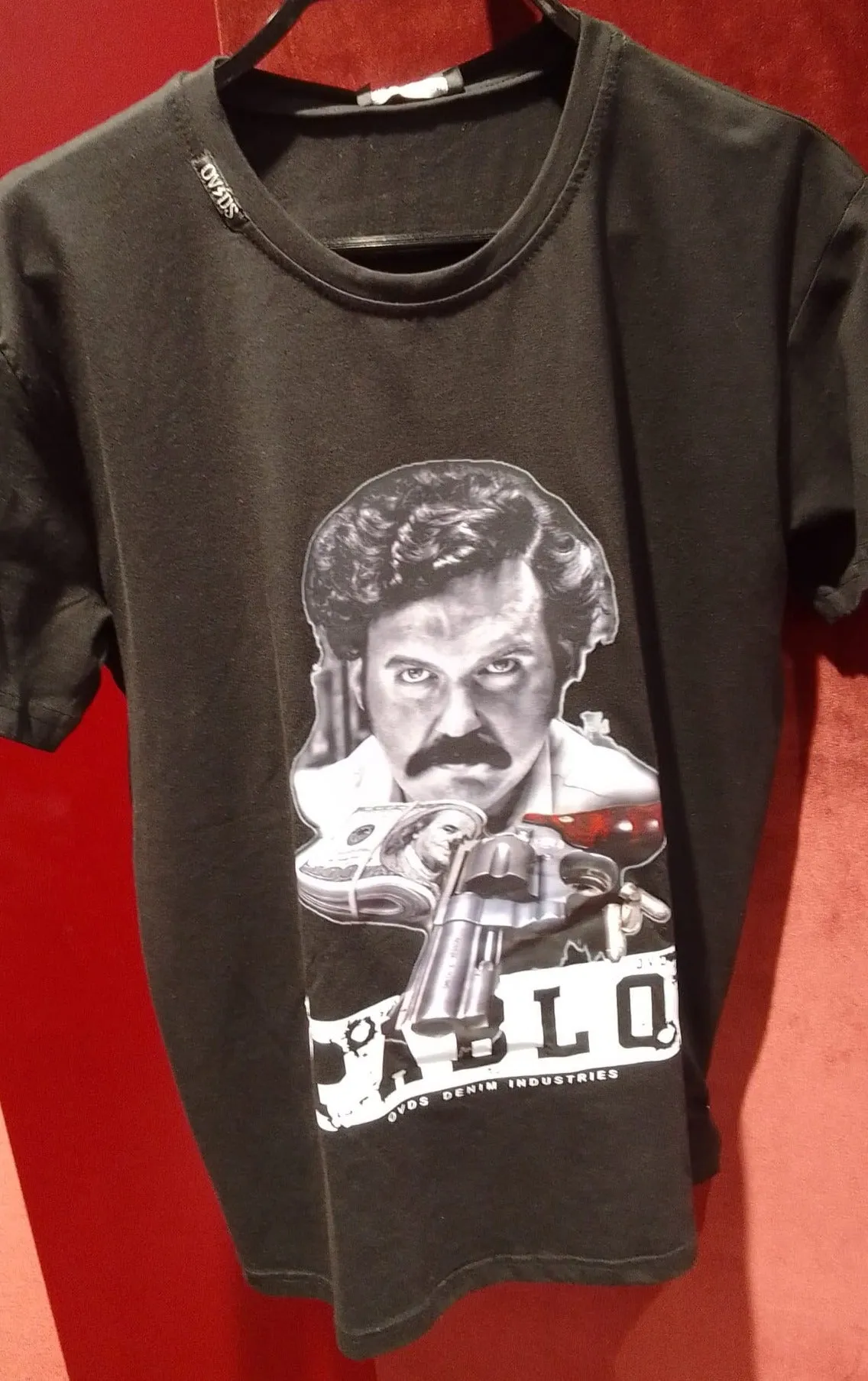 CAMISETA OVDS  21086PABLO NEGRA
