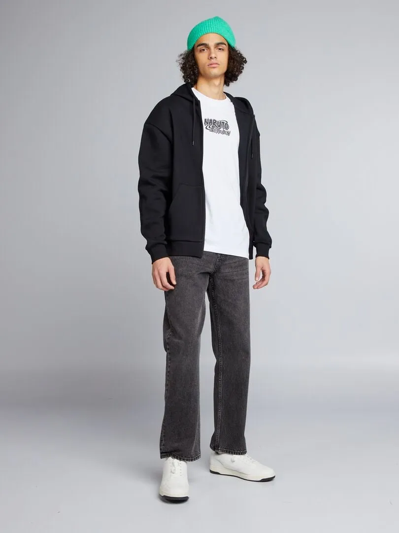 CAMISETA OVERSIZE 'NARUTO'  BLANCO