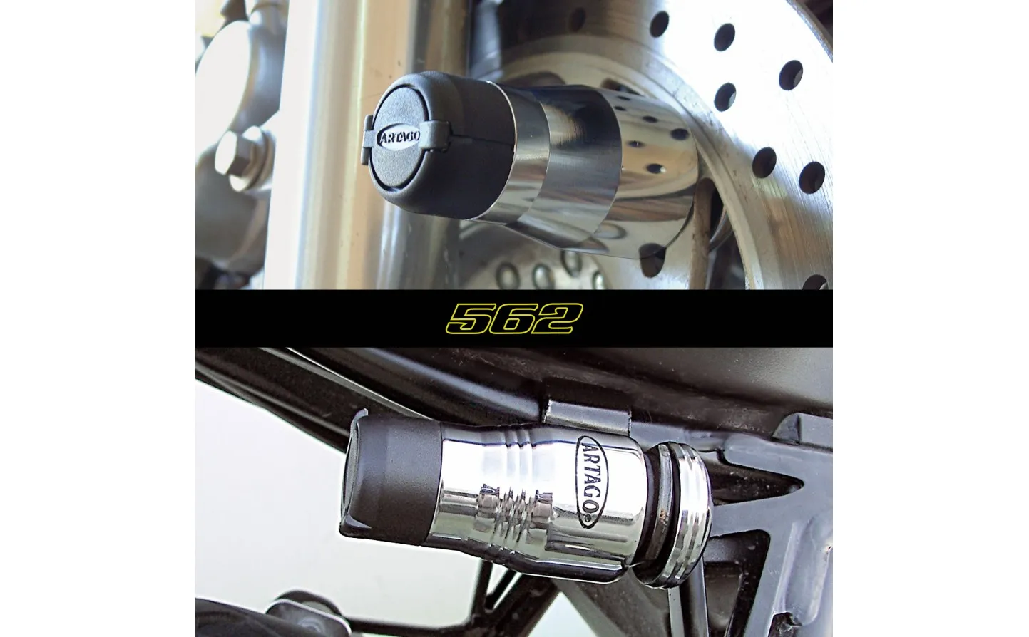 CANDADO MOTO DISCO ANTIRROBO ARTAGO 562N HOMOLOG + SOPORTE + MOCHILA |562I|