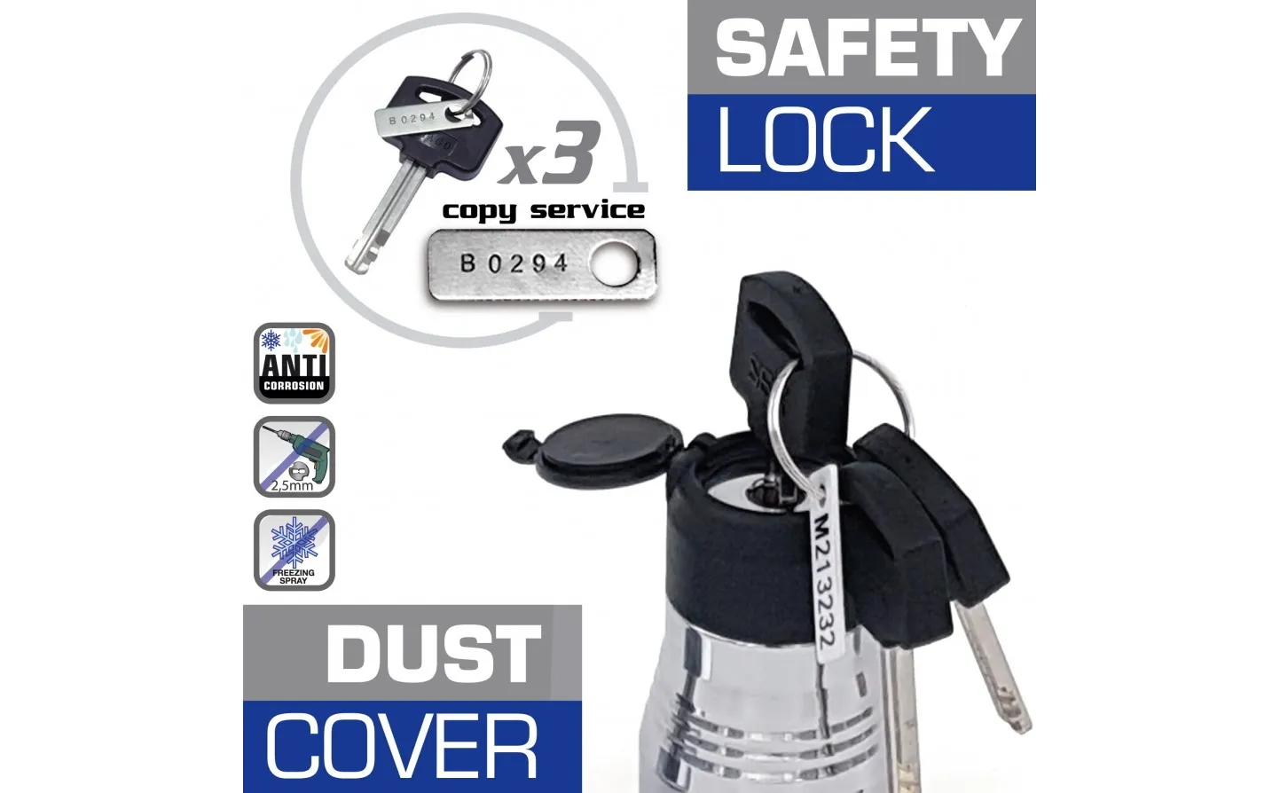 CANDADO MOTO DISCO ANTIRROBO ARTAGO 562N HOMOLOG + SOPORTE + MOCHILA |562I|