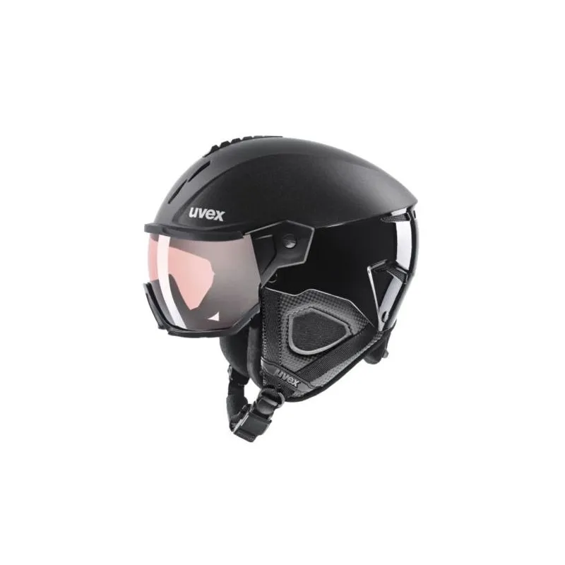 Casco con visera Uvex Instinct Visor Pro Vario (negro)